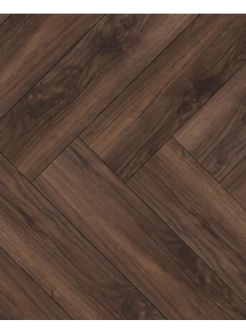 Alsafloor Herringbone 12mm Chocolate Walnut