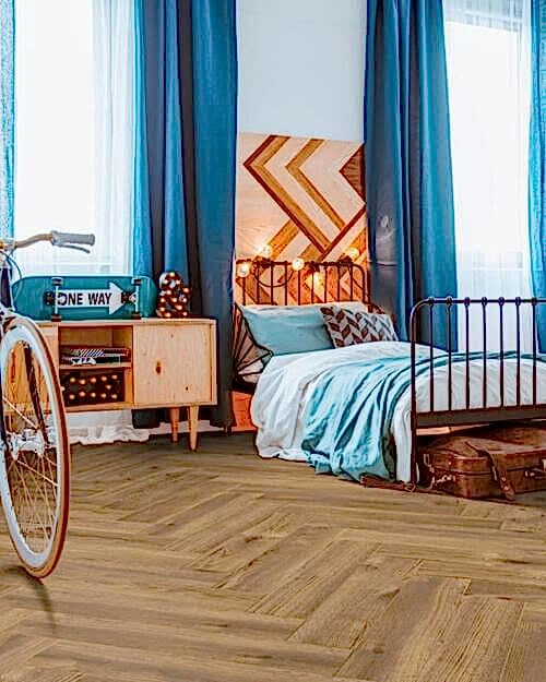 Kronotex Pettersson Nature Oak Balıksırtı Laminat Parke
