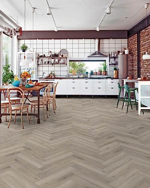 Kronotex Silver Oak Balıksırtı Laminat Parke